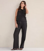 Haven Well Within Organic Cotton Linen Straight Leg Pants