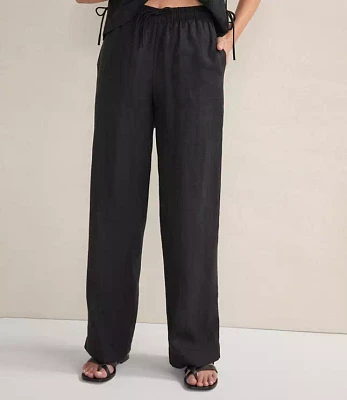 Haven Well Within Organic Cotton Linen Straight Leg Pants