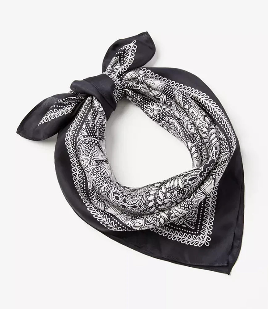 Deco Silk Square Scarf
