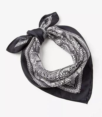Deco Silk Square Scarf
