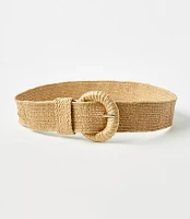 Raffia Stretch Belt