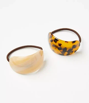 Resin Hair Tie Set