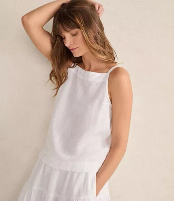 Haven Well Within Linen Square Neck Tank Top
