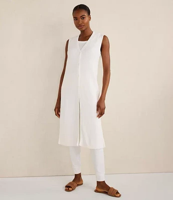 Haven Well Within Organic Cotton Linen Stitch Duster