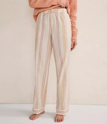 Haven Well Within Organic Cotton Poplin Mixed Stripe Sleep Pants