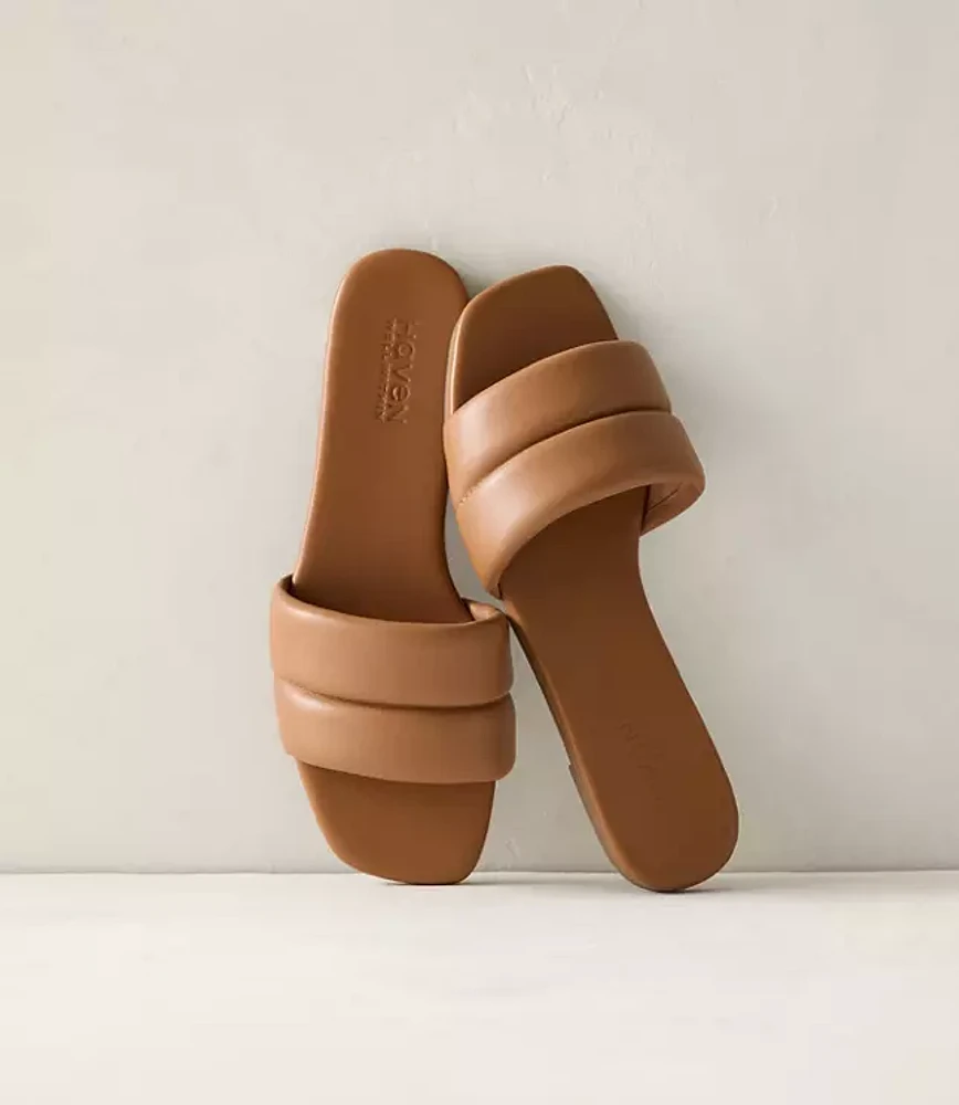 Haven Well Within Quilted Leather Slides