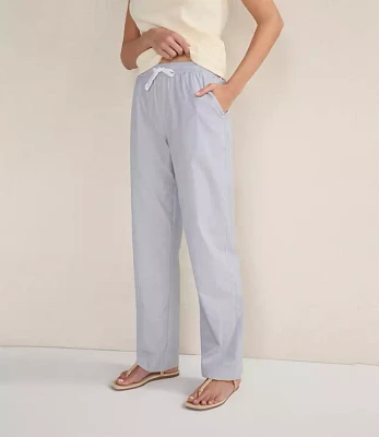 Haven Well Within Organic Cotton Poplin Straight Leg Pants