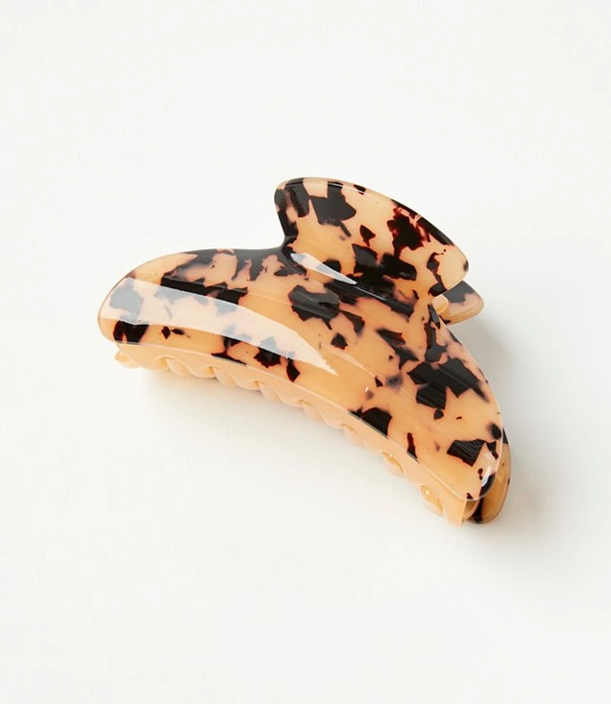 Light Tortoiseshell Print Claw Hair Clip