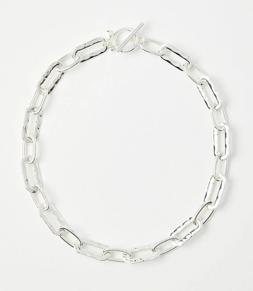 Chain Link Statement Necklace