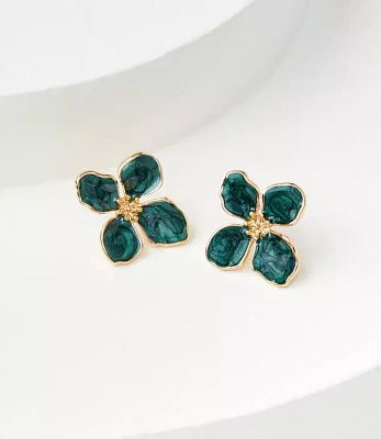 Oversized Flower Stud Earrings