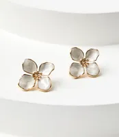 Oversized Flower Stud Earrings