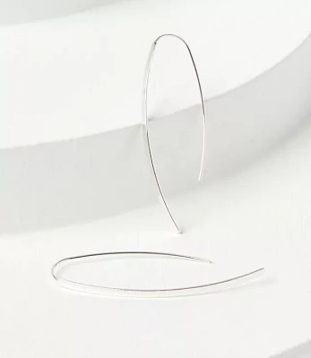 Metallic Pull Thru Earrings