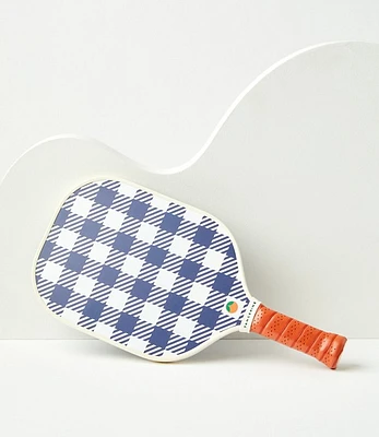 Tangerine Gingham Pickleball Paddle