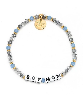 Little Words Project Boy Mom Stretch Bracelet