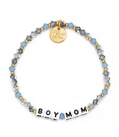 Little Words Project Boy Mom Stretch Bracelet