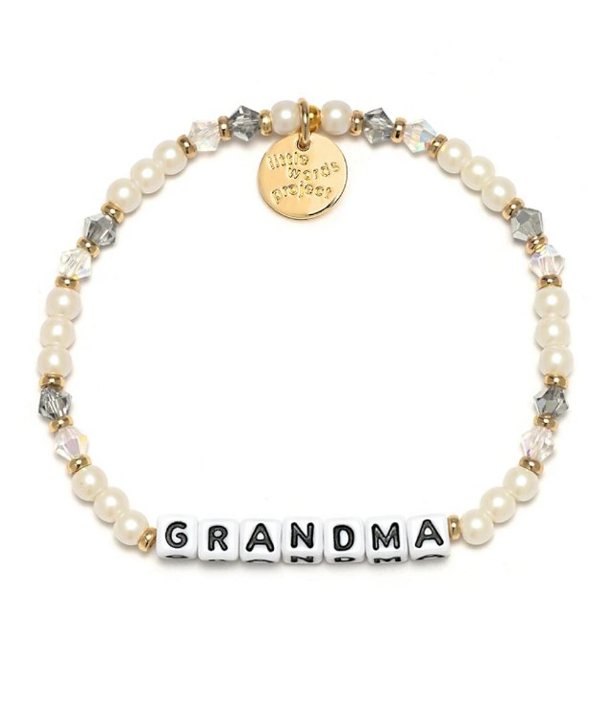 Little Words Project Grandma Stretch Bracelet