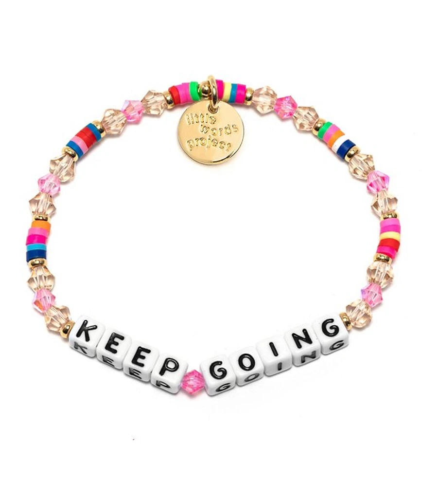 Little Words Project Keep Going Stretch Bracelet