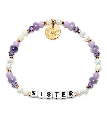 Little Words Project Sisters Stretch Bracelet