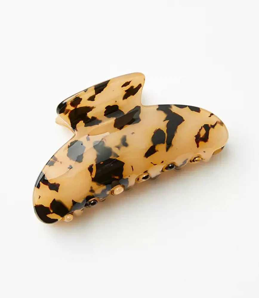 Tortoiseshell Print Claw Hair Clip