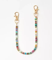 Pearlized Beaded Bag Charm
