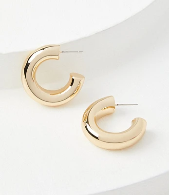 Tubular Hoop Earrings