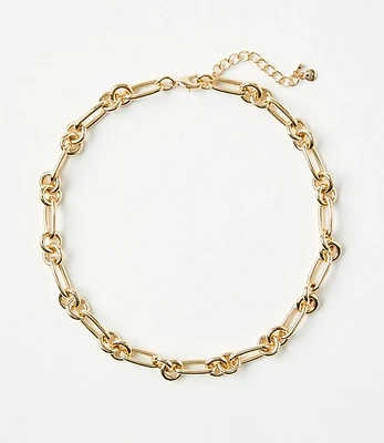 Chain Link Statement Necklace