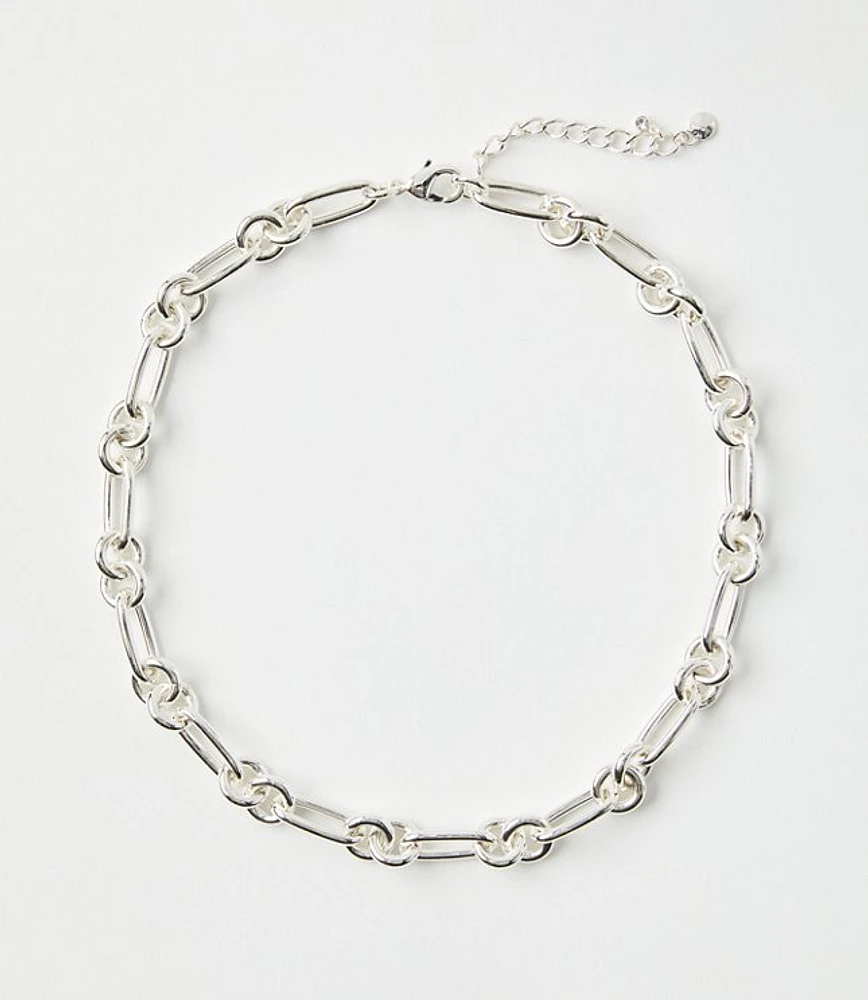 Chain Link Statement Necklace