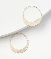 Crescent Hoop Earrings