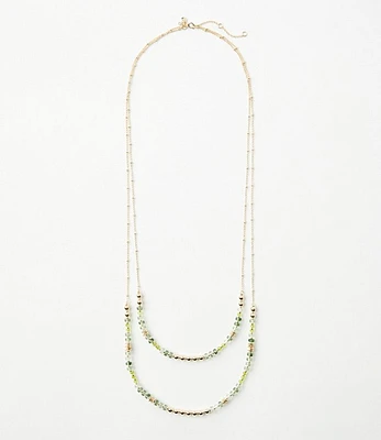 Beaded Multistrand Necklace