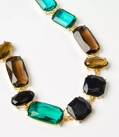 Mixed Crystal Statement Necklace