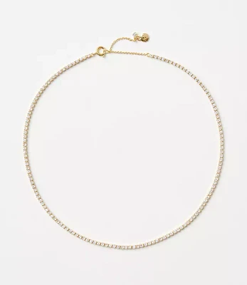 Delicate Tennis Necklace