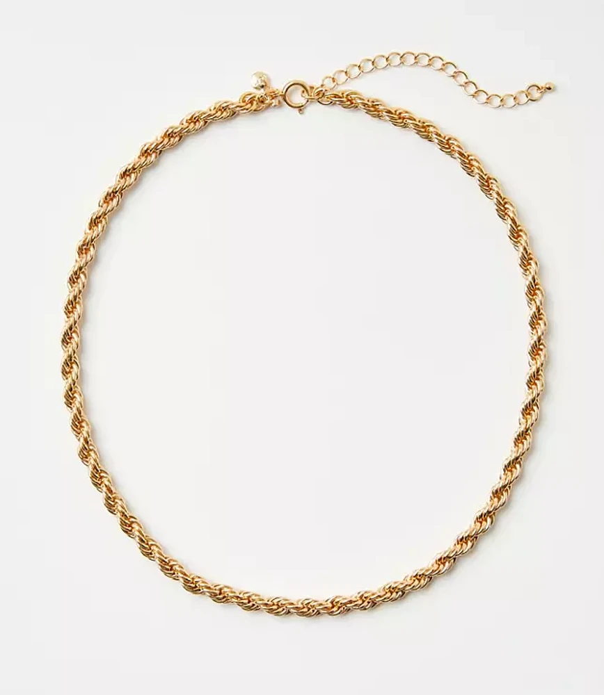 Twisted Rope Necklace