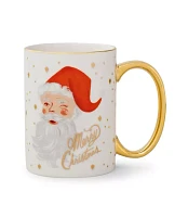 Rifle Paper Co. Winking Santa Claus Porcelain Mug