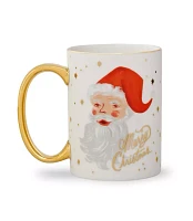 Rifle Paper Co. Winking Santa Claus Porcelain Mug