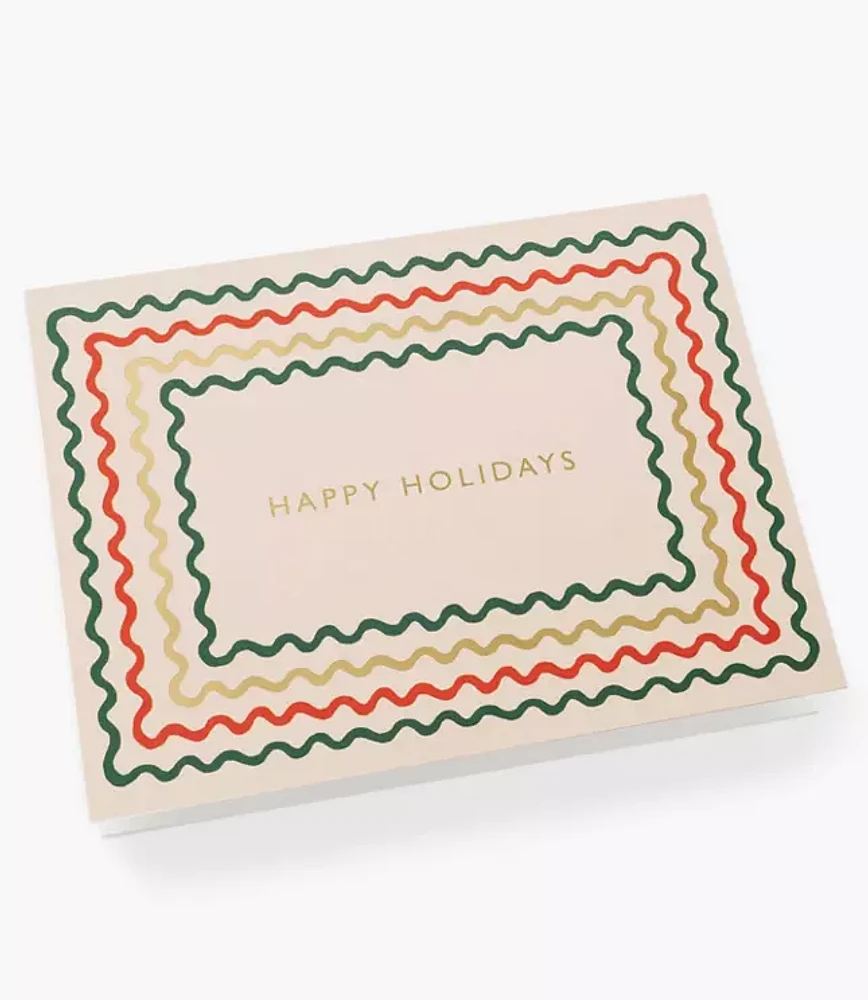 Rifle Paper Co. Boxed Set of Holiday Ribbon Cards