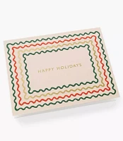 Rifle Paper Co. Boxed Set of Holiday Ribbon Cards