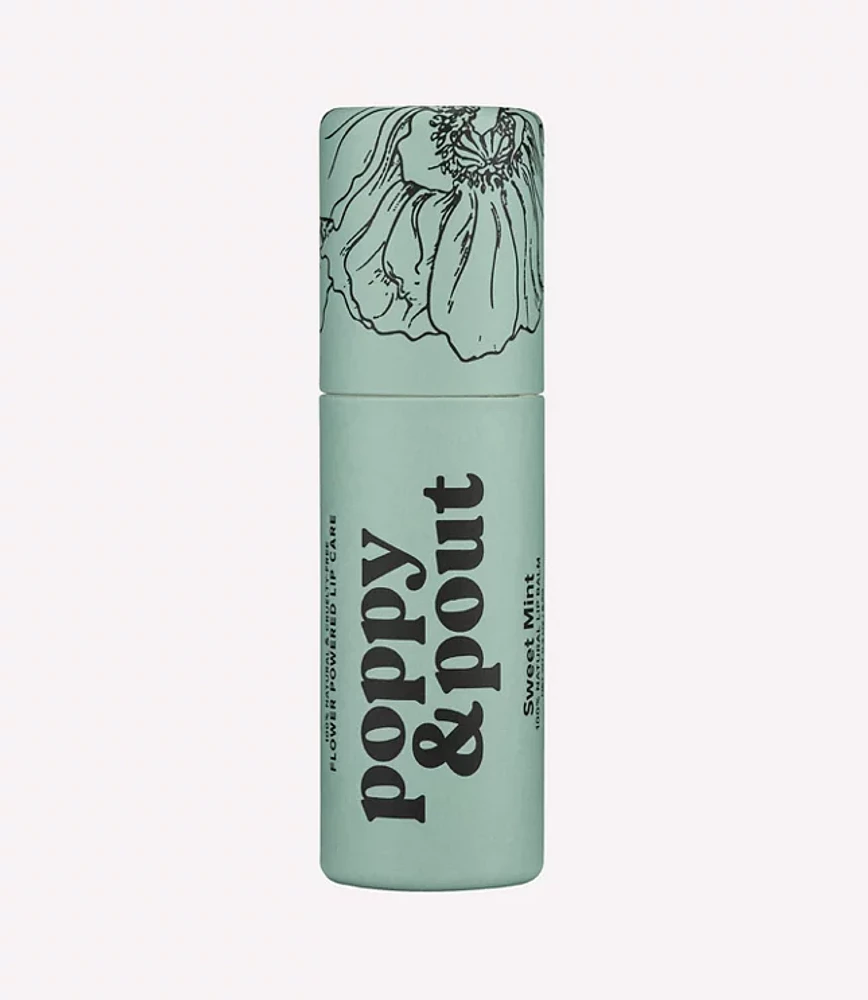 Poppy & Pout Sweet Mint Lip Balm