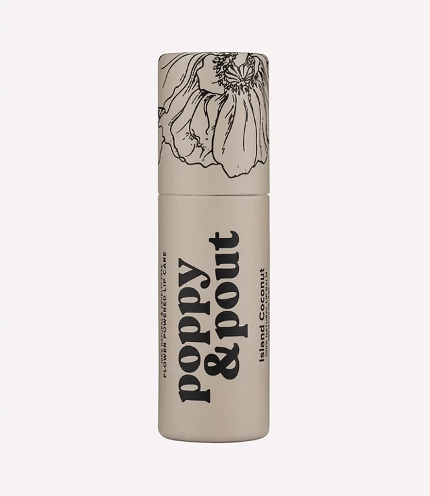 Poppy & Pout Island Coconut Lip Balm