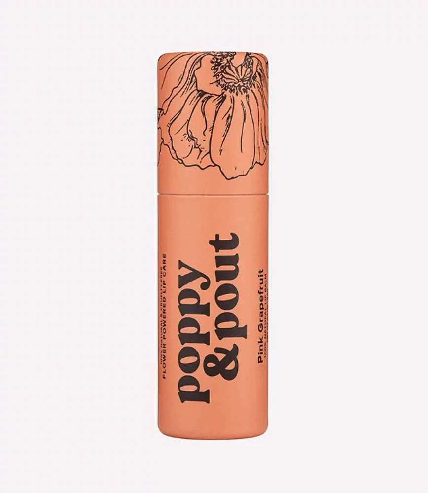 Poppy & Pout Pink Grapefruit Lip Balm