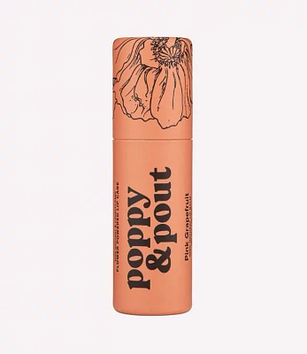 Poppy & Pout Pink Grapefruit Lip Balm