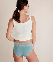 Haven Well Within Cotton Bikini with Lace Waist