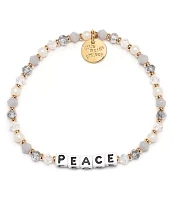 Little Words Project Peace Stretch Bracelet