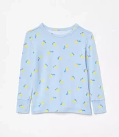 Posh Peanut X LOFT Lemon Long Sleeve Basic Pajama