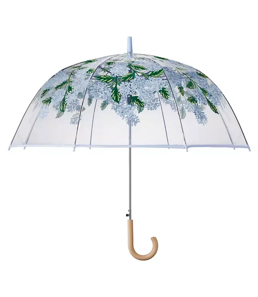 Rifle Paper Co. Hydrangea Clear Umbrella