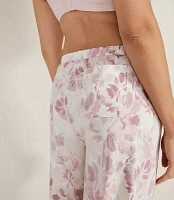 Haven Well Within Organic Cotton Jersey Botanical Rose Curved Hem Pants