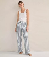 Haven Well Within Organic Cotton Poplin Mixed Stripe Pajama Pants