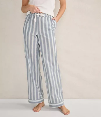 Haven Well Within Organic Cotton Poplin Mixed Stripe Pajama Pants