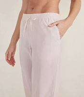 Haven Well Within Organic Cotton Poplin Striped Pajama Pants