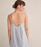 Haven Well Within Organic Cotton Poplin Delicate Stripe Sleep Dress