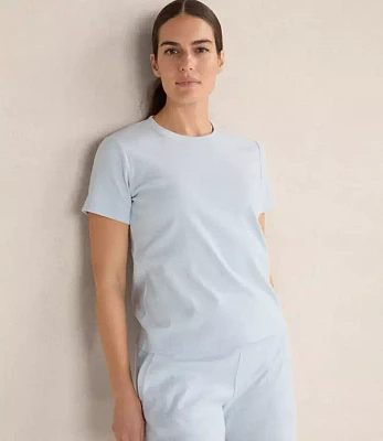 Haven Well Within Organic Cotton Rib Knit Short Sleeve Tee